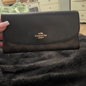 Coach Black and Brown Women's Wallet